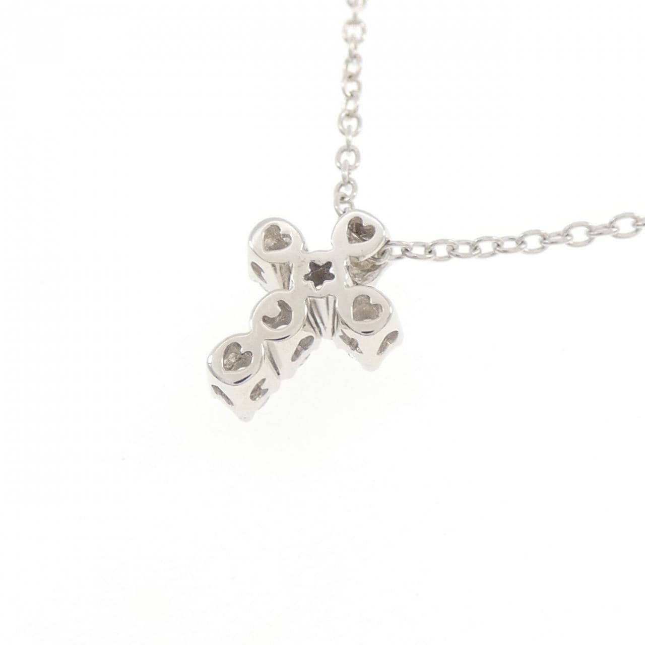 ポンテヴェキオ クロス ダイヤモンド ネックレス 0.23CT