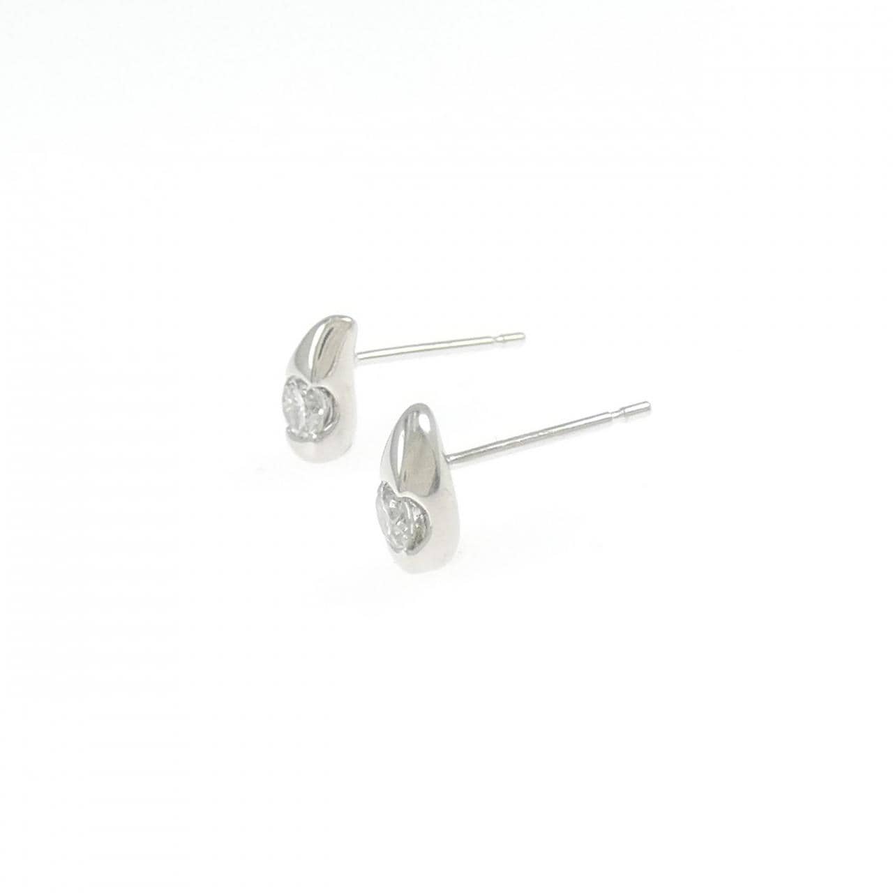 PT900 ダイヤモンド ピアス 0.30CT