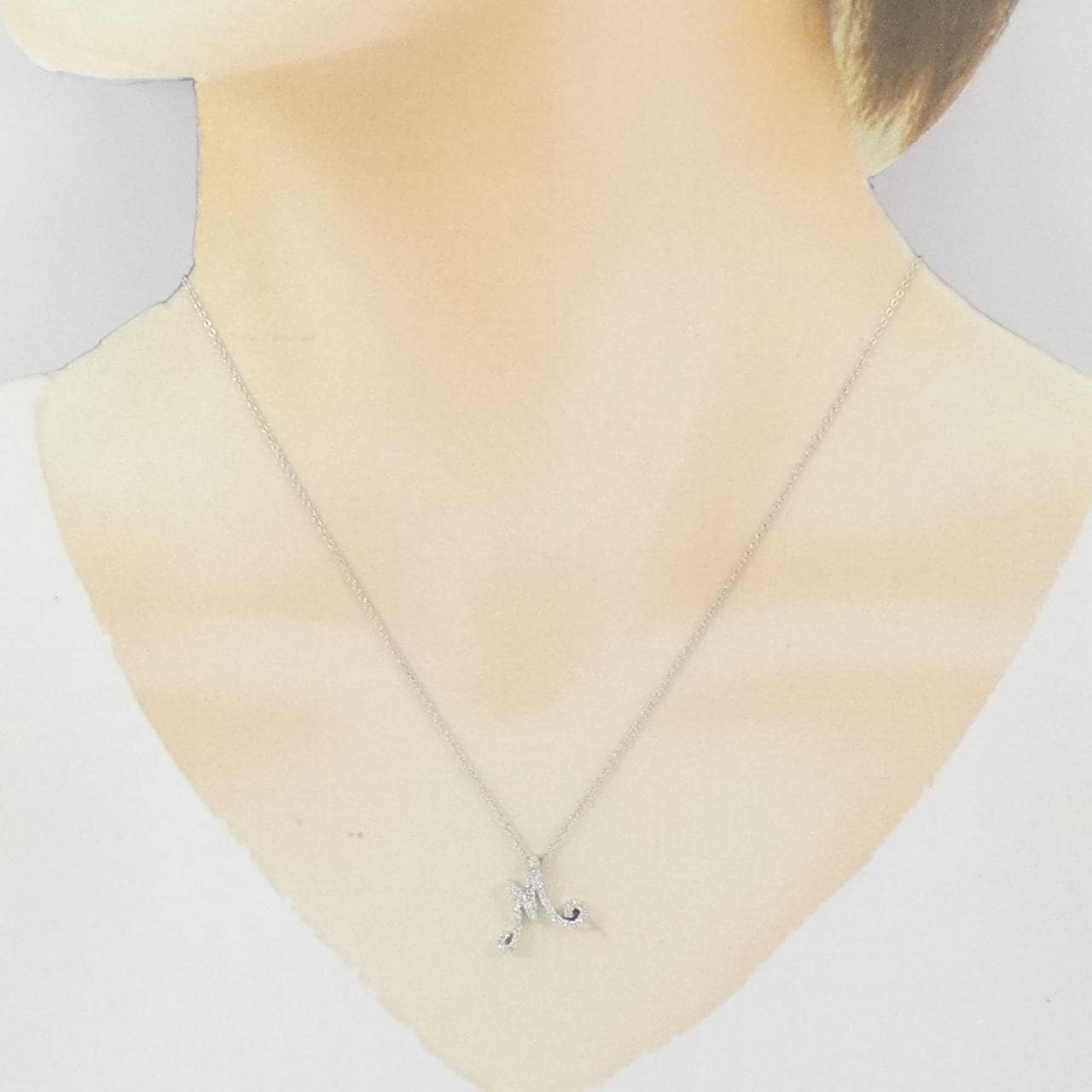 PONTE VECCHIO字母项链 0.17克拉