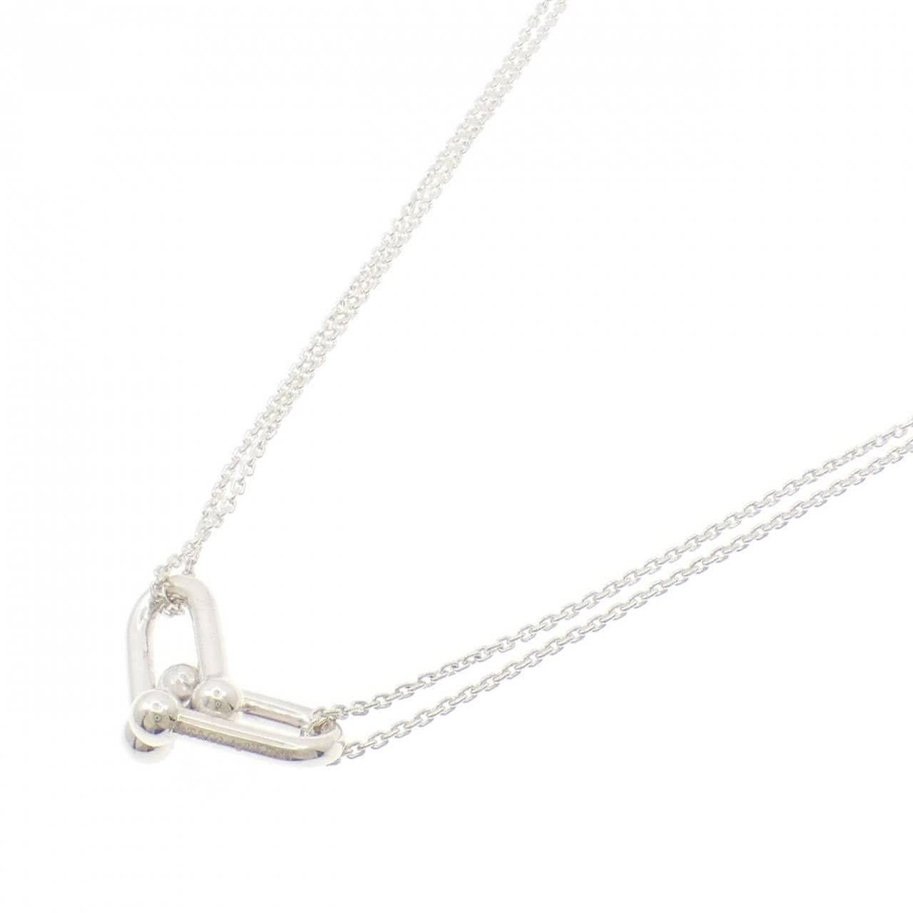 【新品】TIFFANY HARDWEAR系列大型双链项链