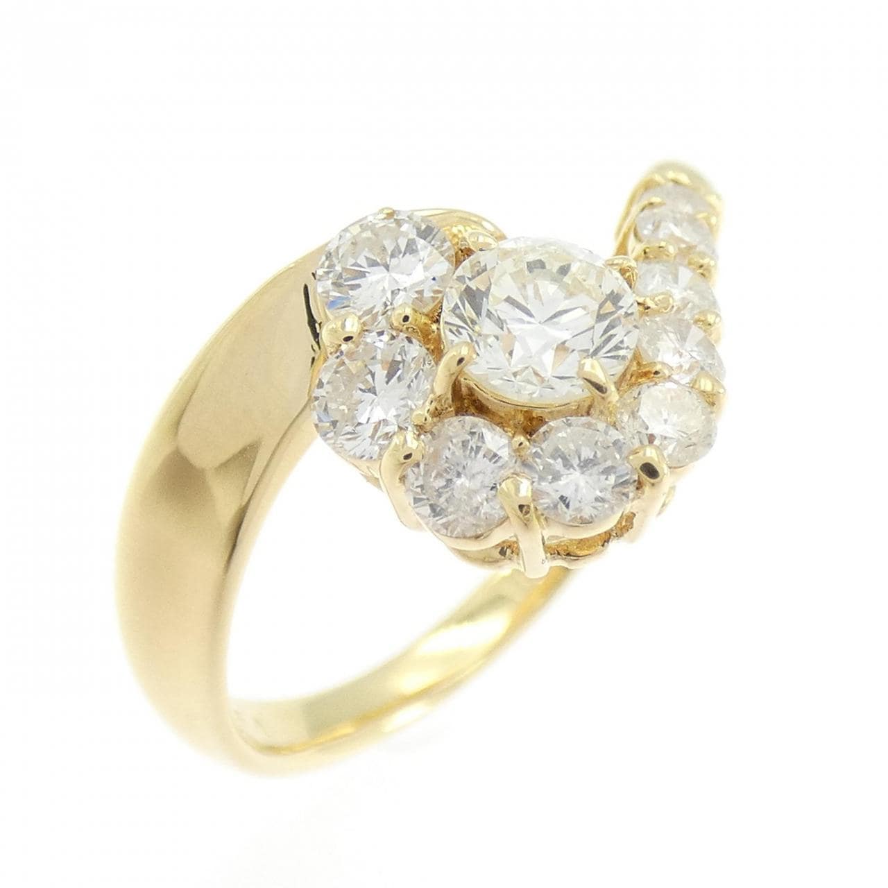 K18YG ダイヤモンド リング 0.36CT