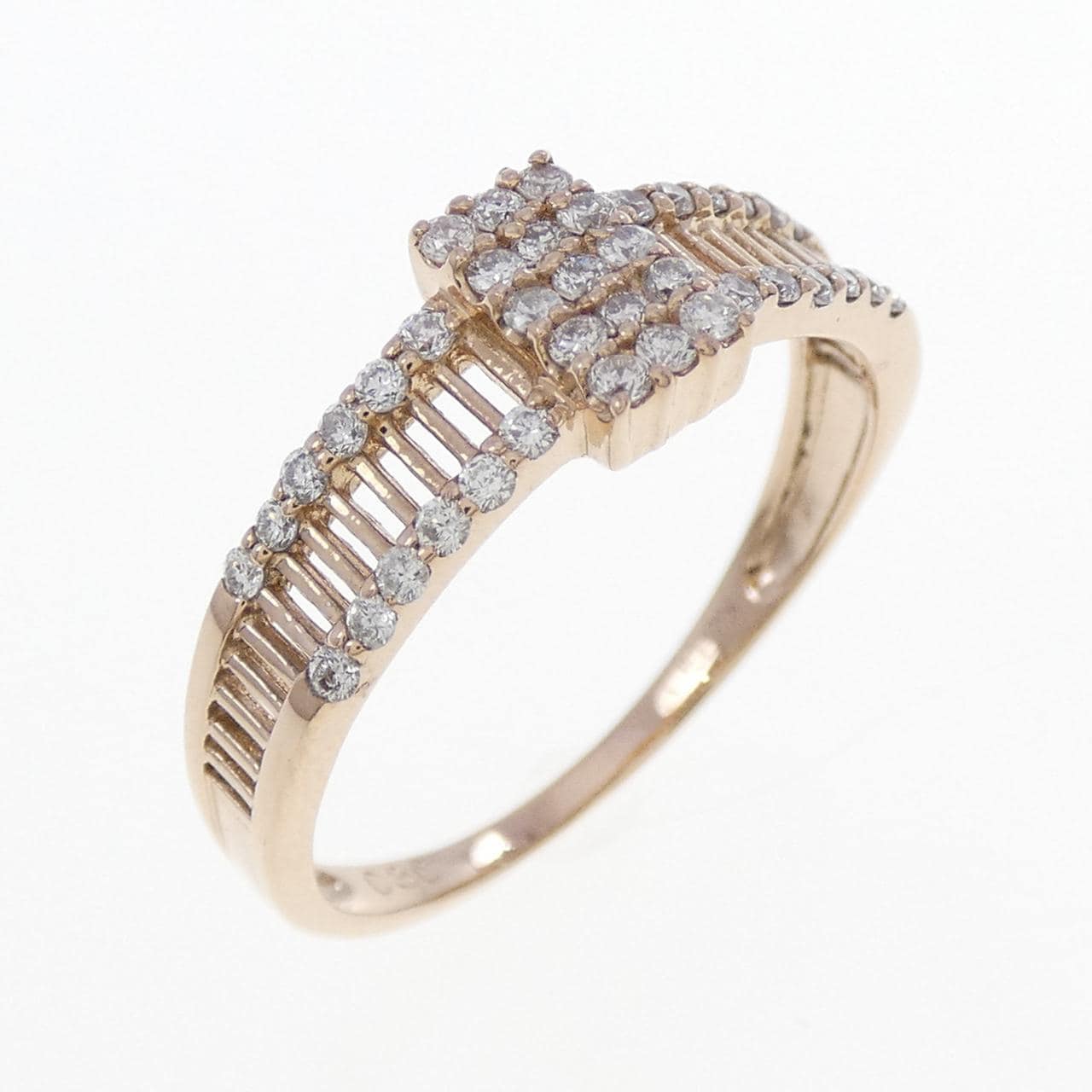 K18PG ダイヤモンド リング 0.30CT