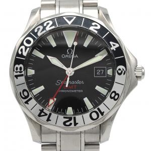 【ノーメンテナンス還元価格】オメガ シーマスターGMT･50YEARS 2234.50 SS 自動巻