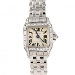 カルティエ ミニサントスドゥモワゼル WG/D WF9005Y8 WG クォーツ