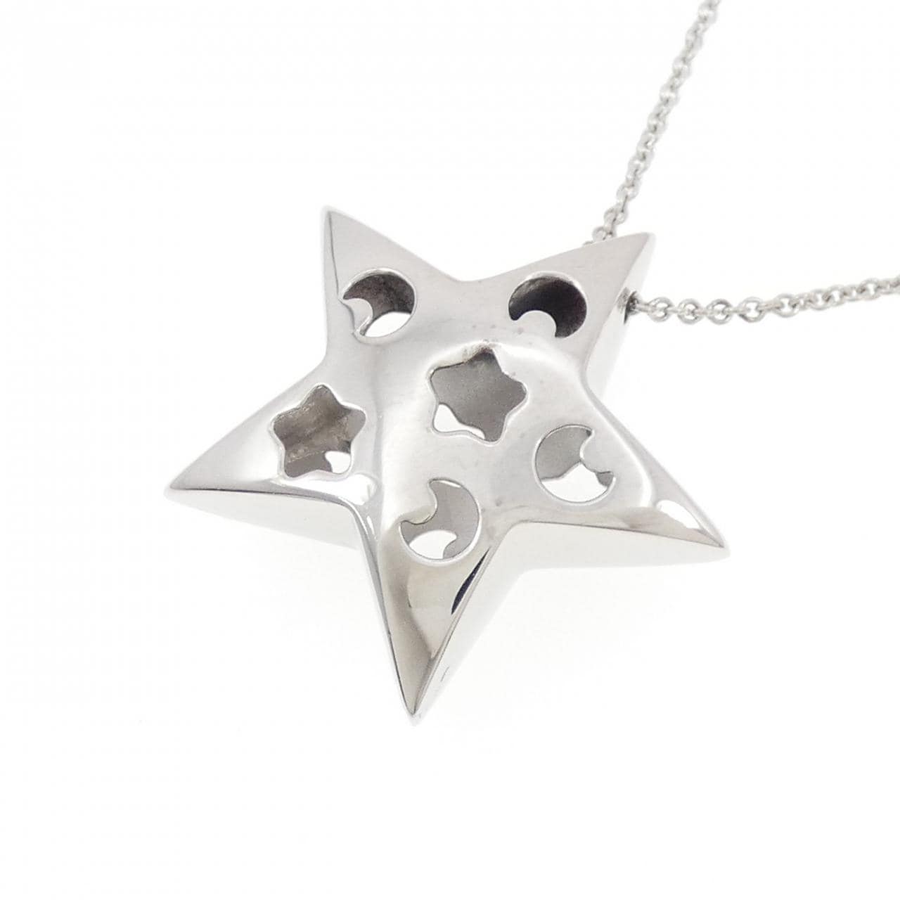 750WG スター ネックレス