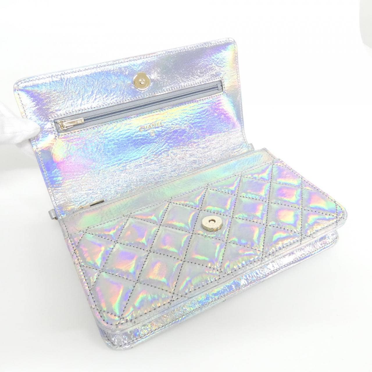 シャネル タイムレスクラシック ライン チェーンウォレット