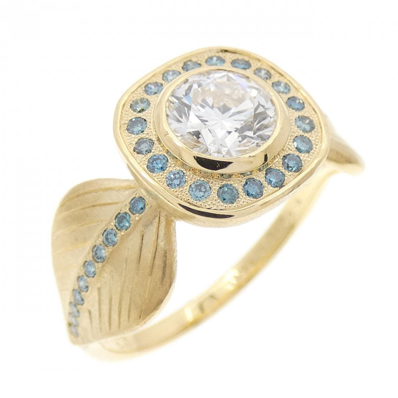 K18YG ダイヤモンド リング 1.002CT