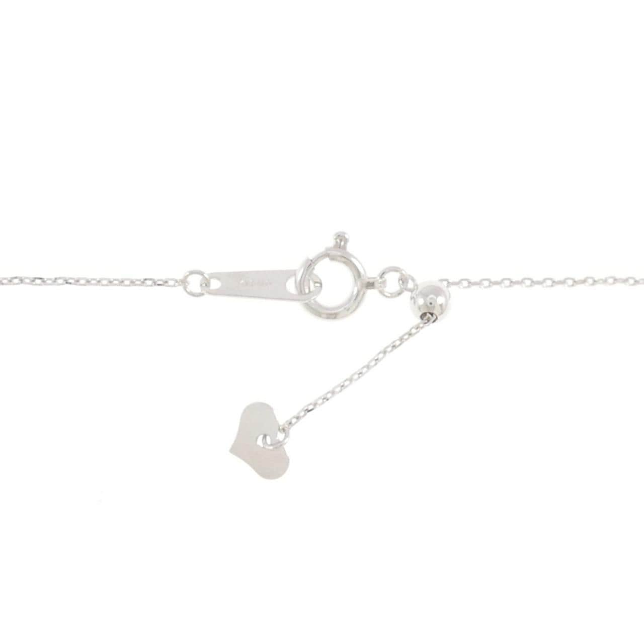 K18WG ダイヤモンド ネックレス 0.250CT
