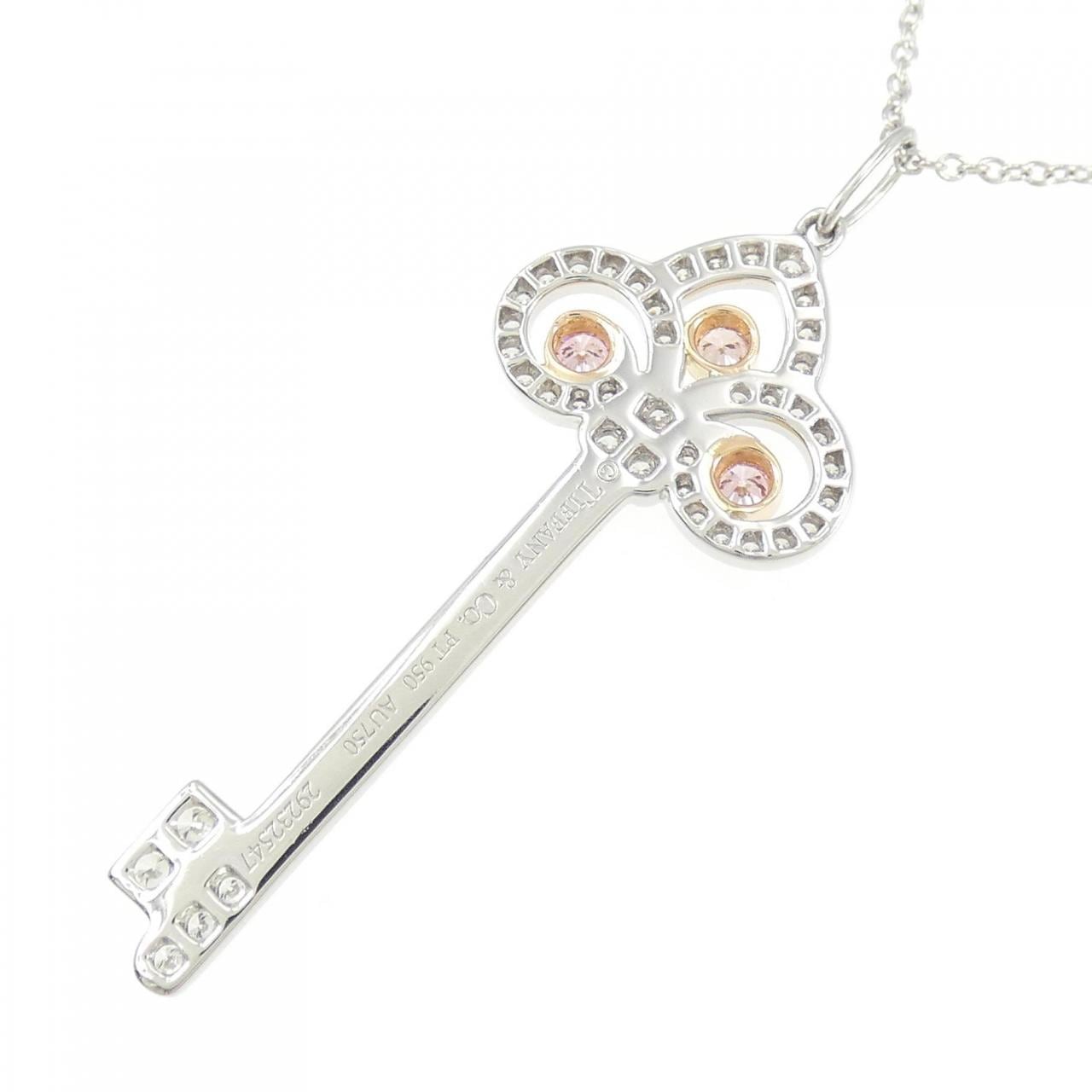 TIFFANY fleur-de-lis key necklace