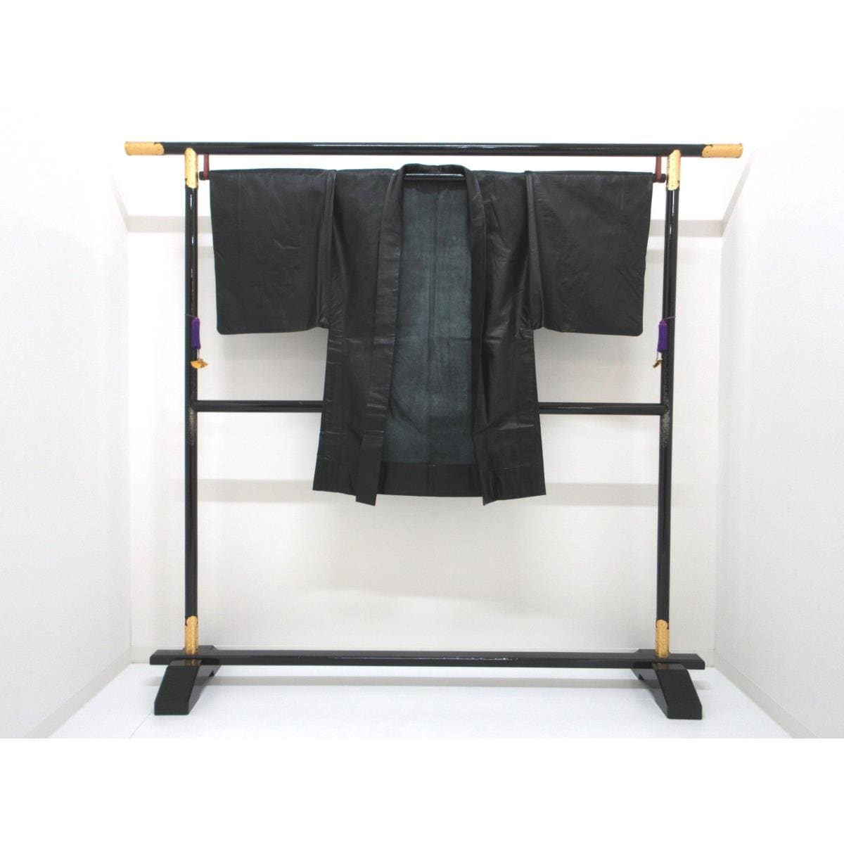 [未使用品] 男士四件套：和服、羽织、袴、信玄包