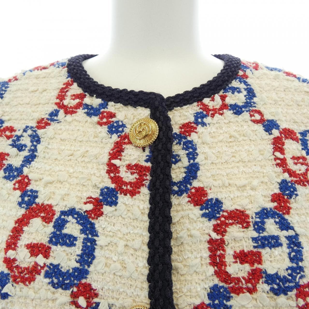 グッチ GUCCI 569926 ZABIL ノーカラージャケット