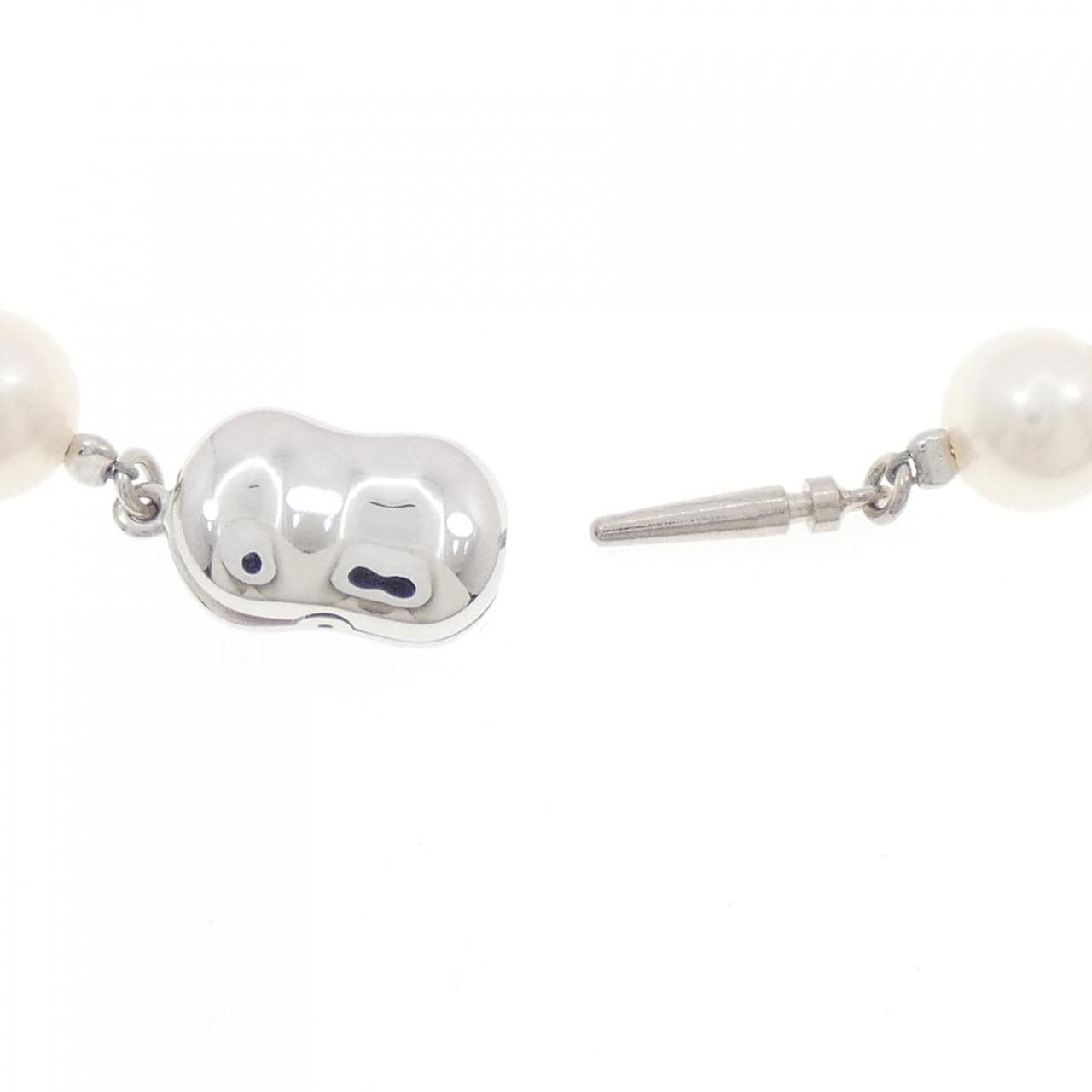 シルバークラスプ アコヤパール ネックレス 7-7.5mm
