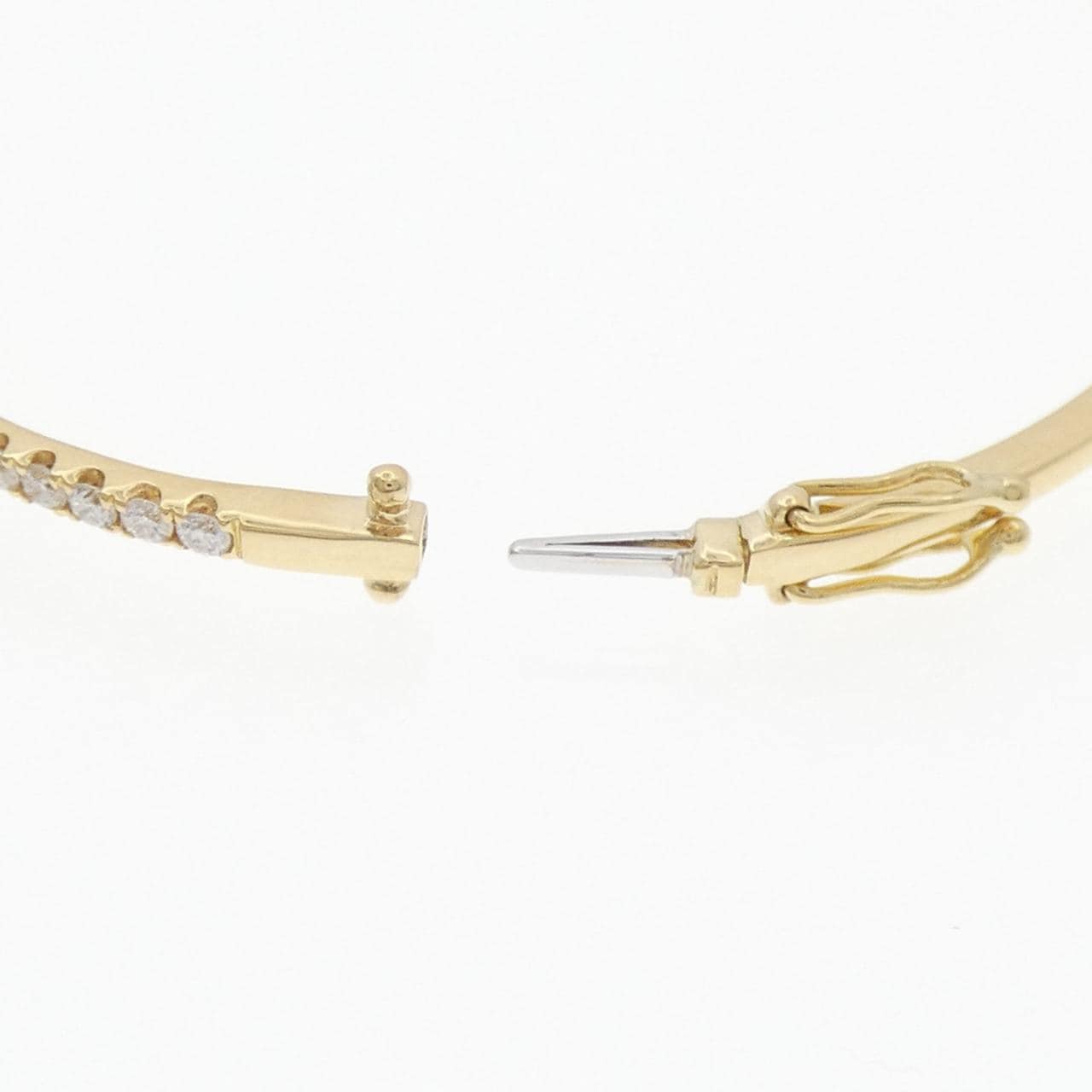 750YG/750WG ダイヤモンド バングル 0.85CT