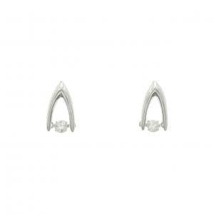 K18WG ダイヤモンド ピアス 0.20CT