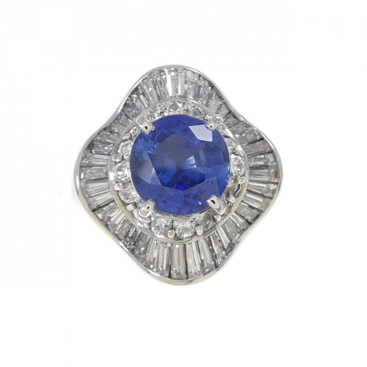 PT900 サファイヤ リング 2.21CT