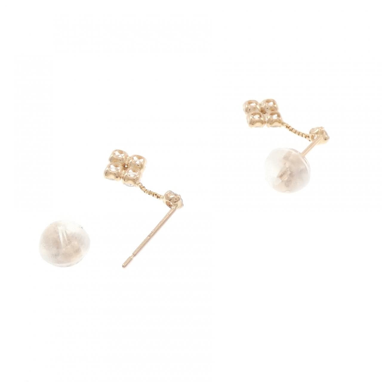 K18PG ダイヤモンド ピアス 0.30CT