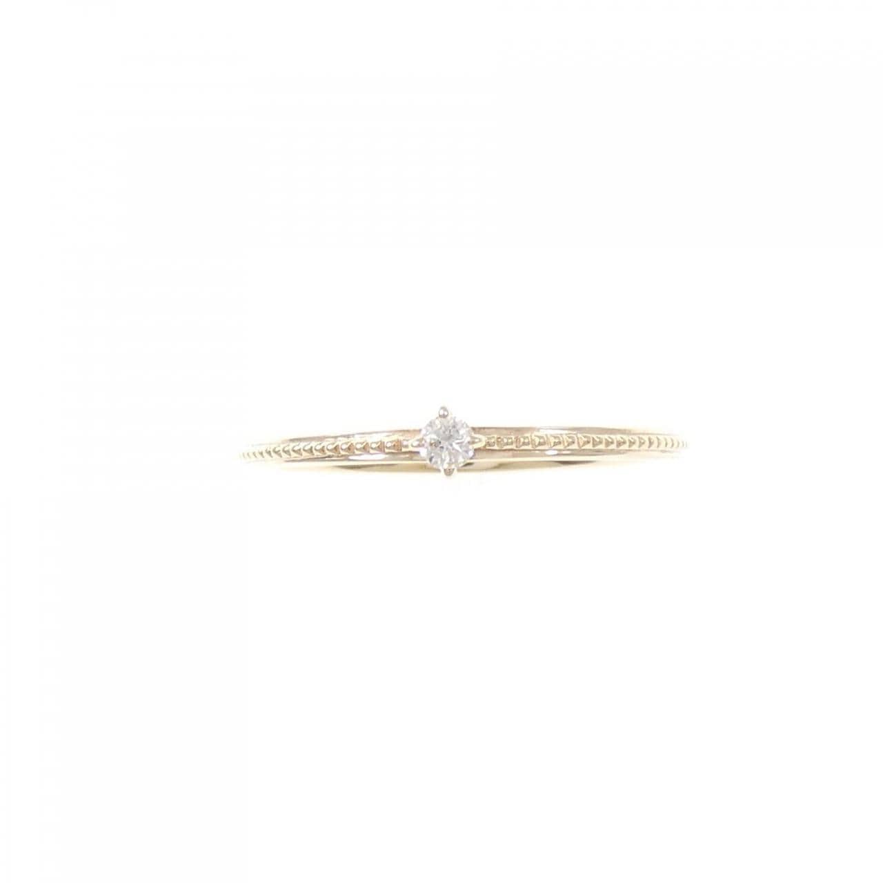 アガット ダイヤモンド リング 0.03CT