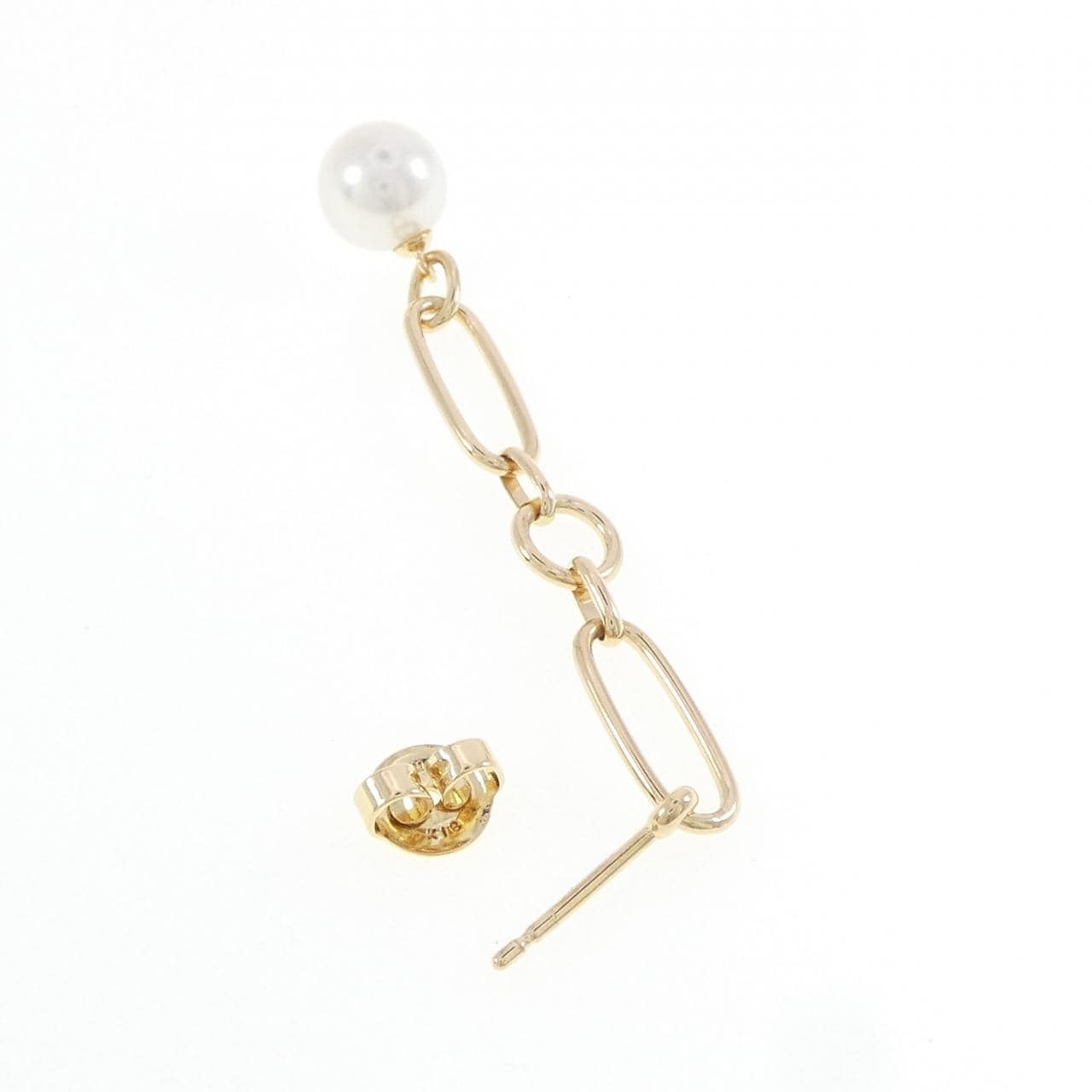 ミキモト Mコード ピアス 6.7mm 片耳