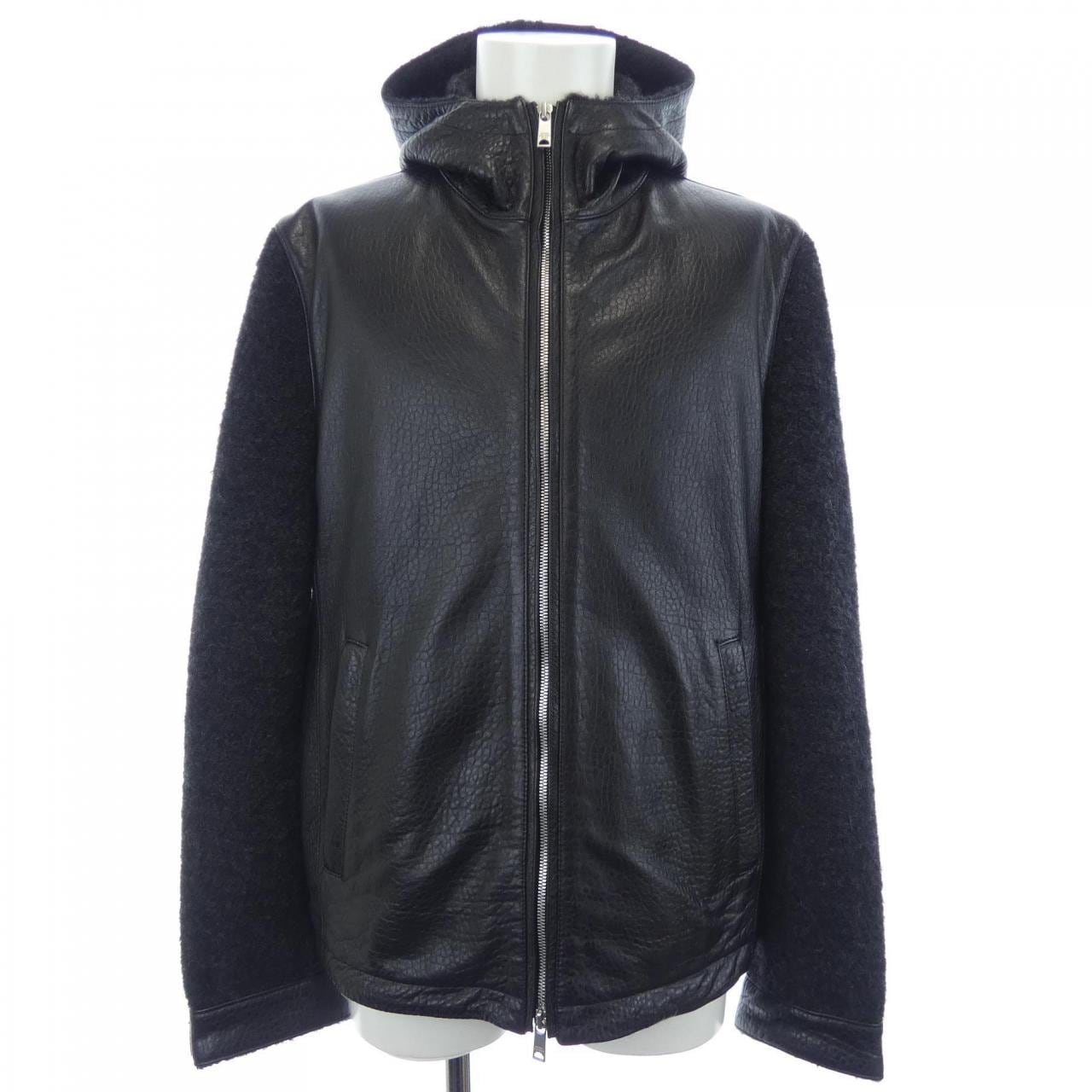 マウリツィオバルダサーリ MAURIZIO BALDASSARI レザーブルゾン