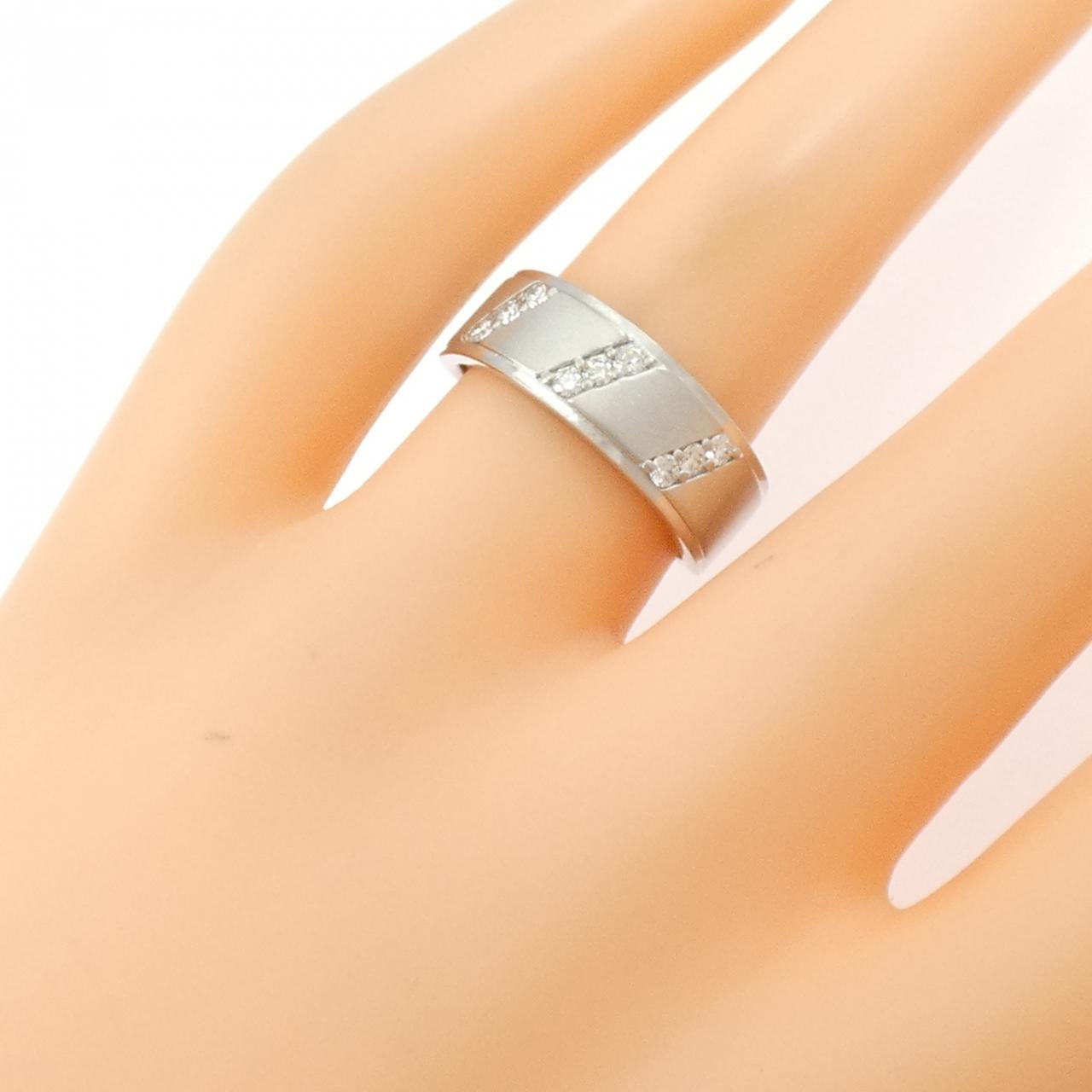 PT950 ダイヤモンド リング 0.18CT