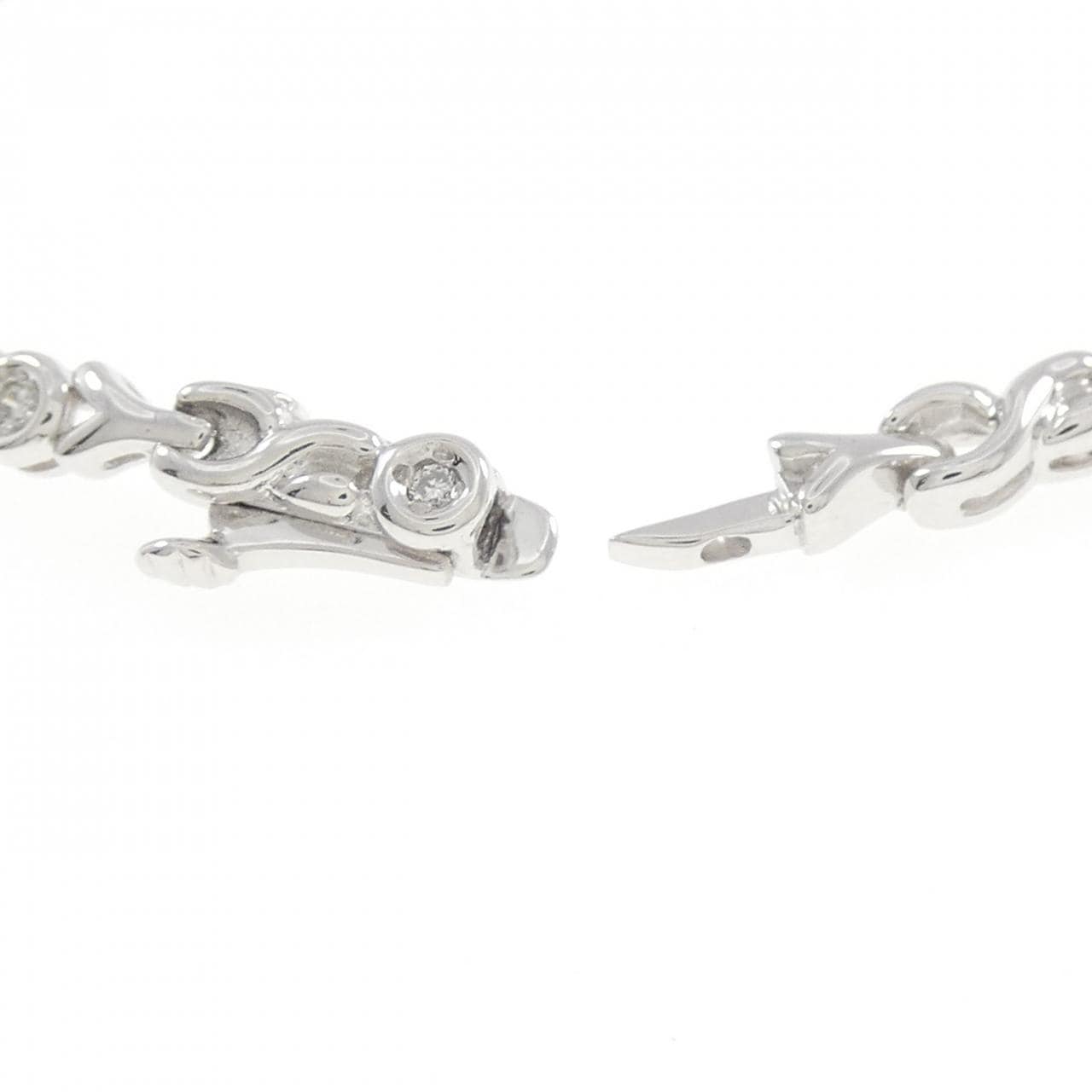 K14WG ダイヤモンド ブレスレット 0.15CT