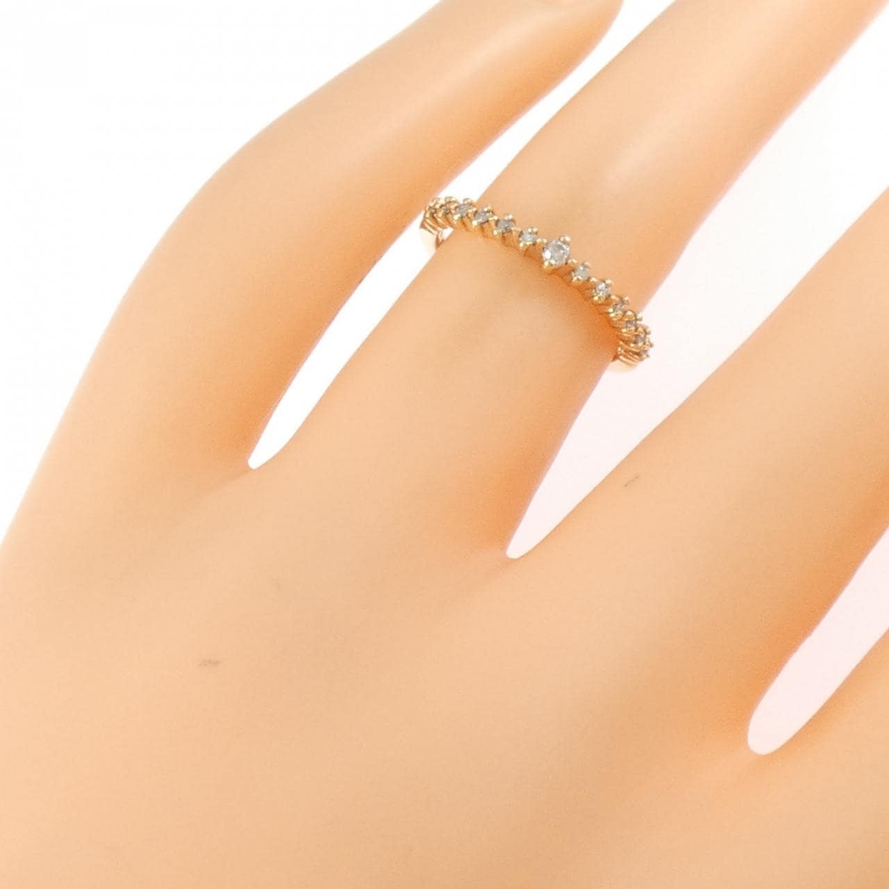 アガット ダイヤモンド リング 0.02CT