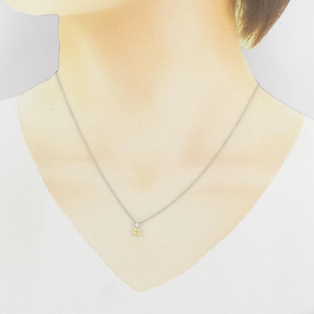 ティファニー ルシダ ネックレス 0.25CT FIY VVS2