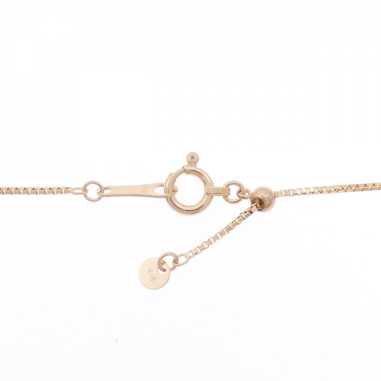 K18PG/K18WG ハート ダイヤモンド ネックレス 0.56CT