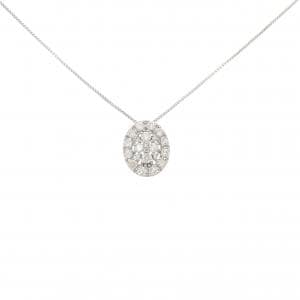 PT950/PT850 ダイヤモンド ネックレス 0.40CT
