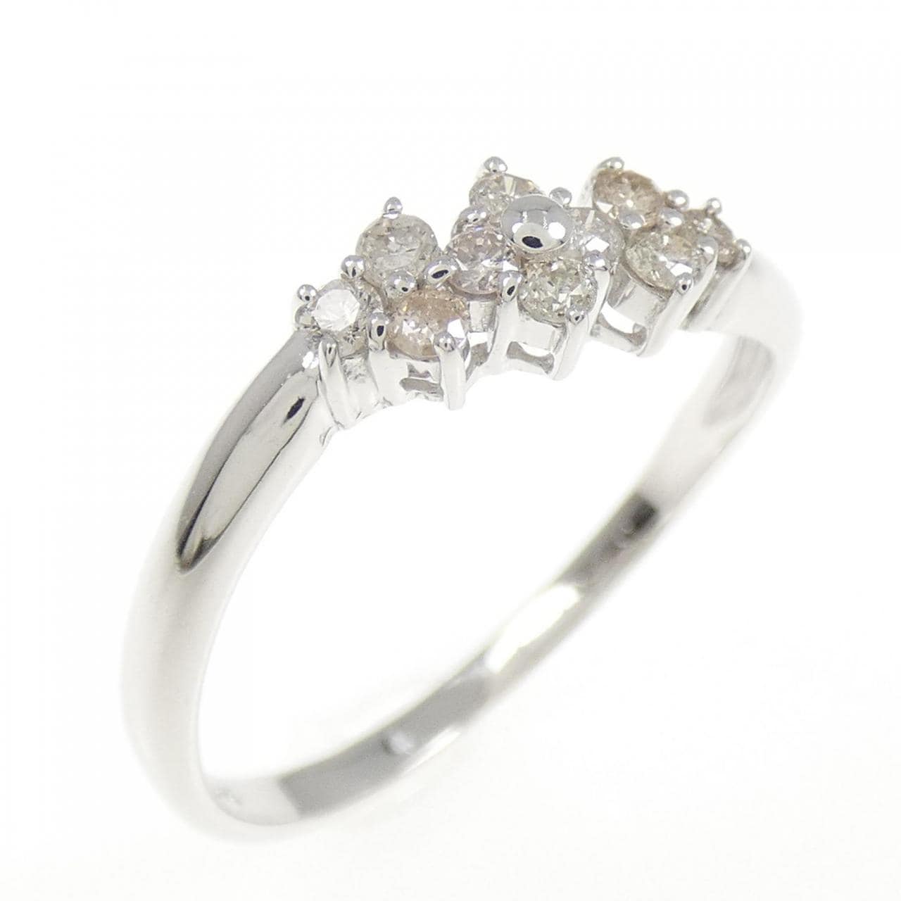 K18WG ダイヤモンド リング 0.20CT