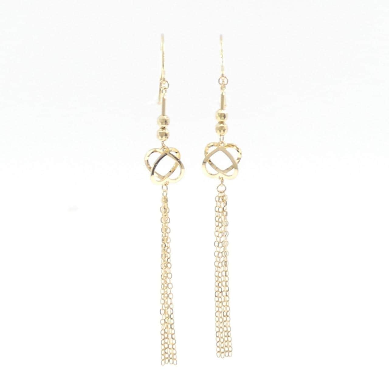 750YG ハート ピアス