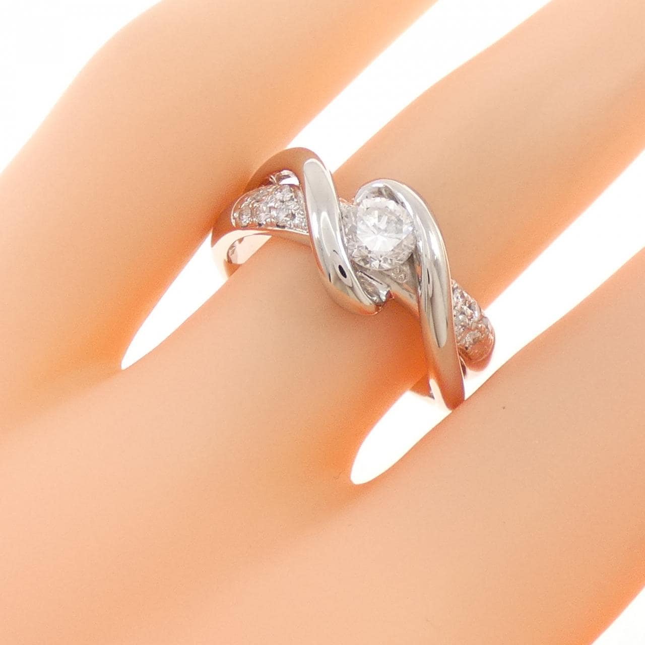 PT900 ダイヤモンド リング 0.439CT