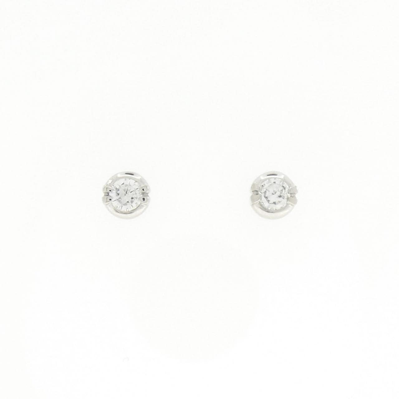 PT900 ダイヤモンド ピアス 0.26CT