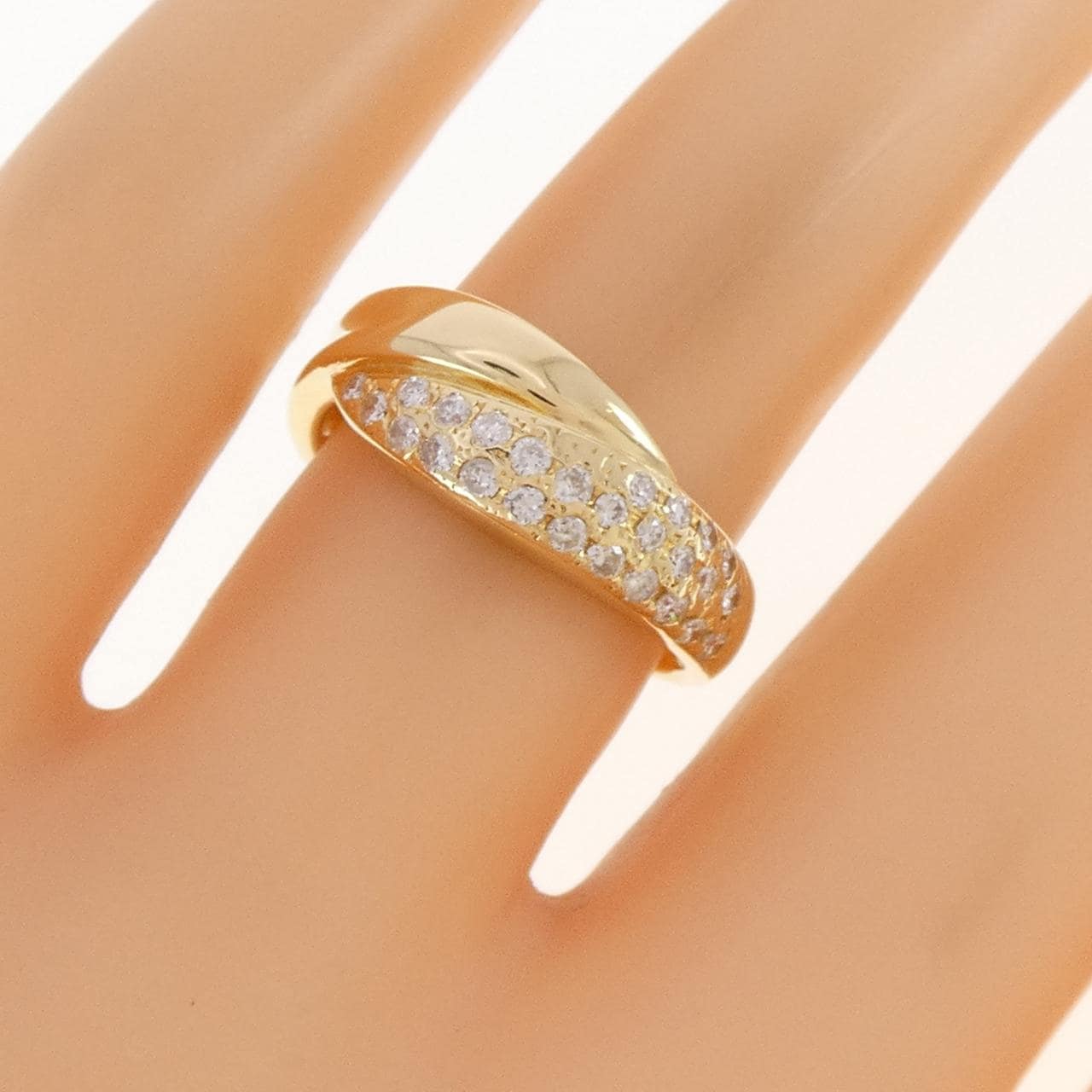 K18YG ダイヤモンド リング 0.31CT