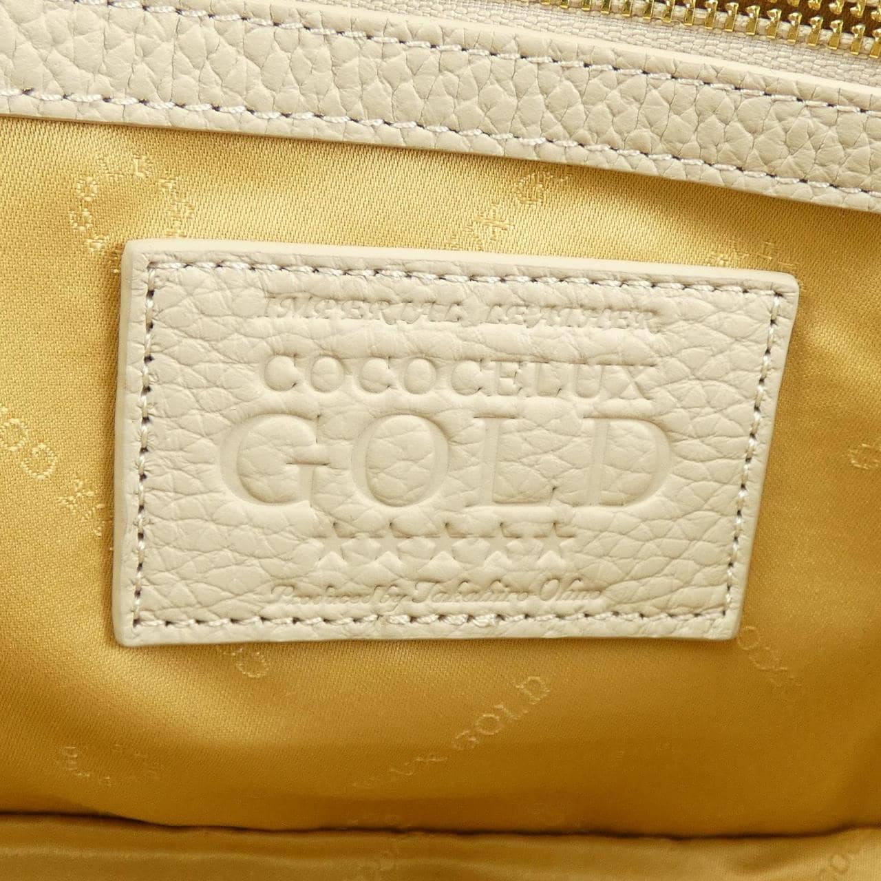 COCOCELUX GOLD GOLD BAG