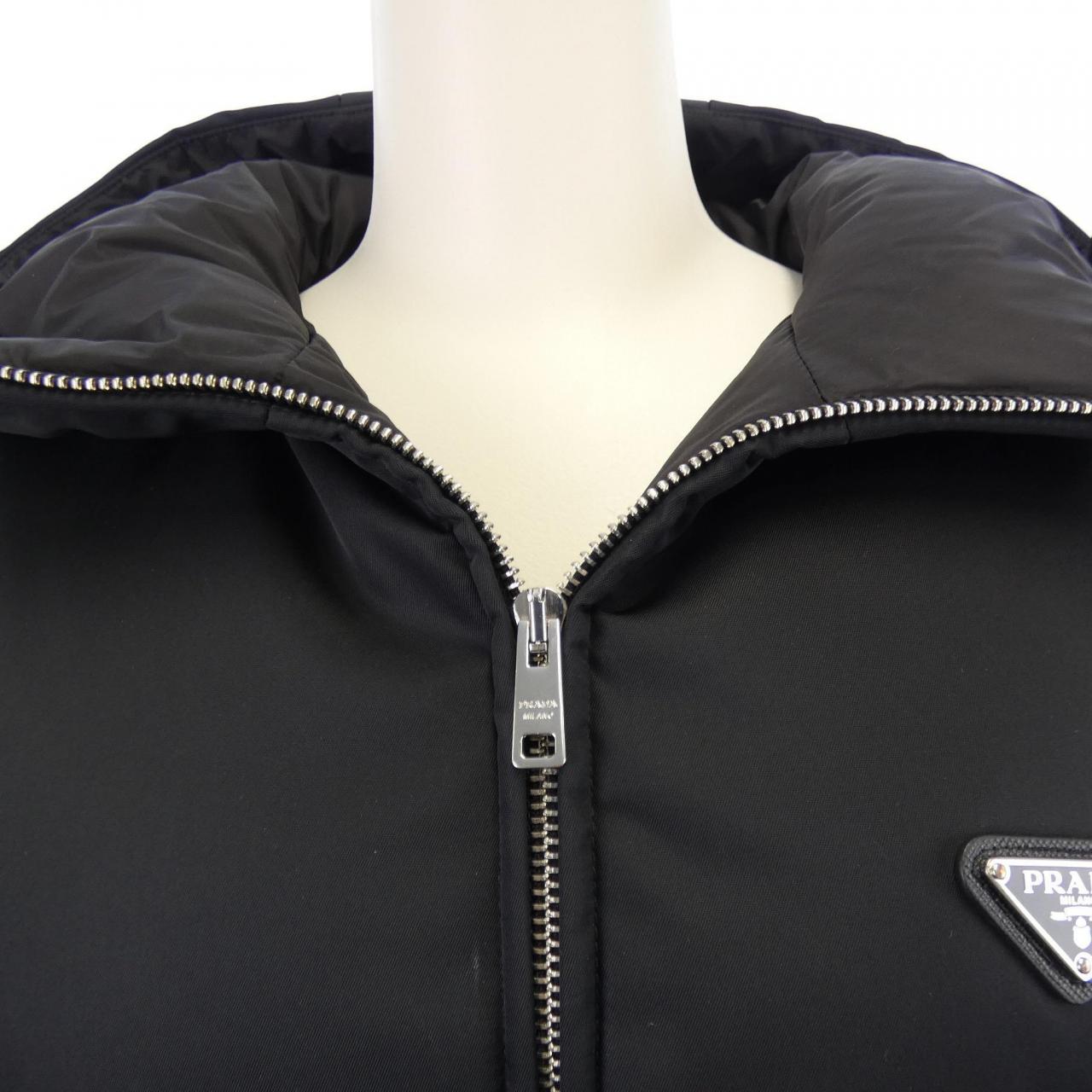 Prada Triangle Logo Down Coat 292077 S222 1WQ8