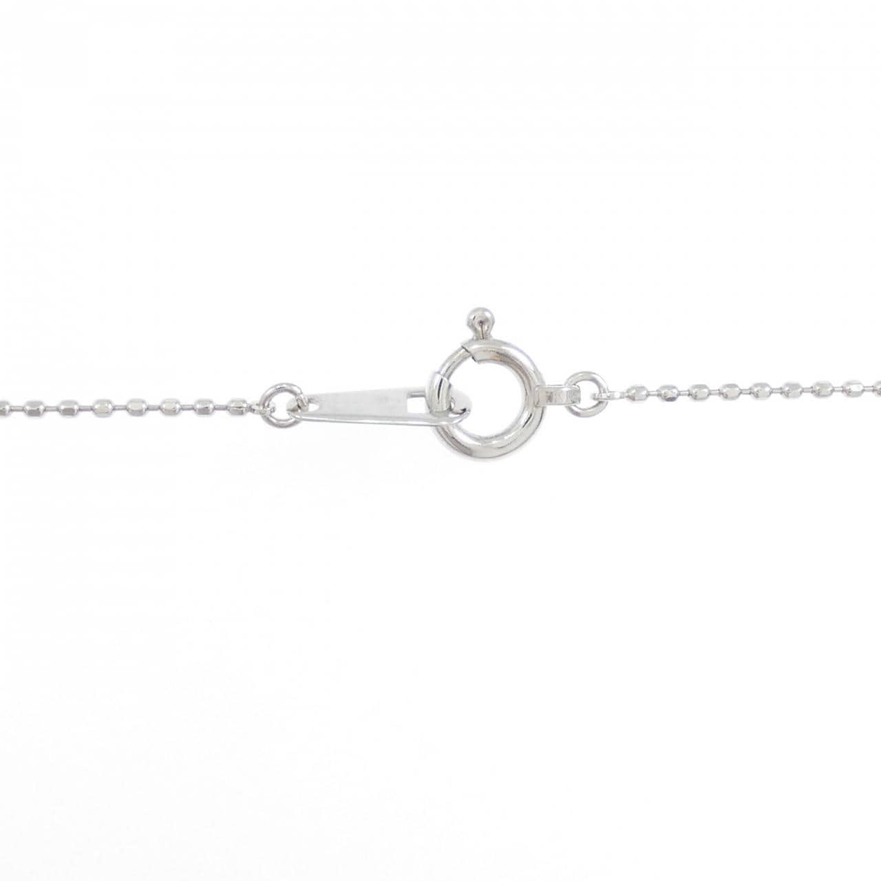 K18WG ダイヤモンド ネックレス 0.109CT