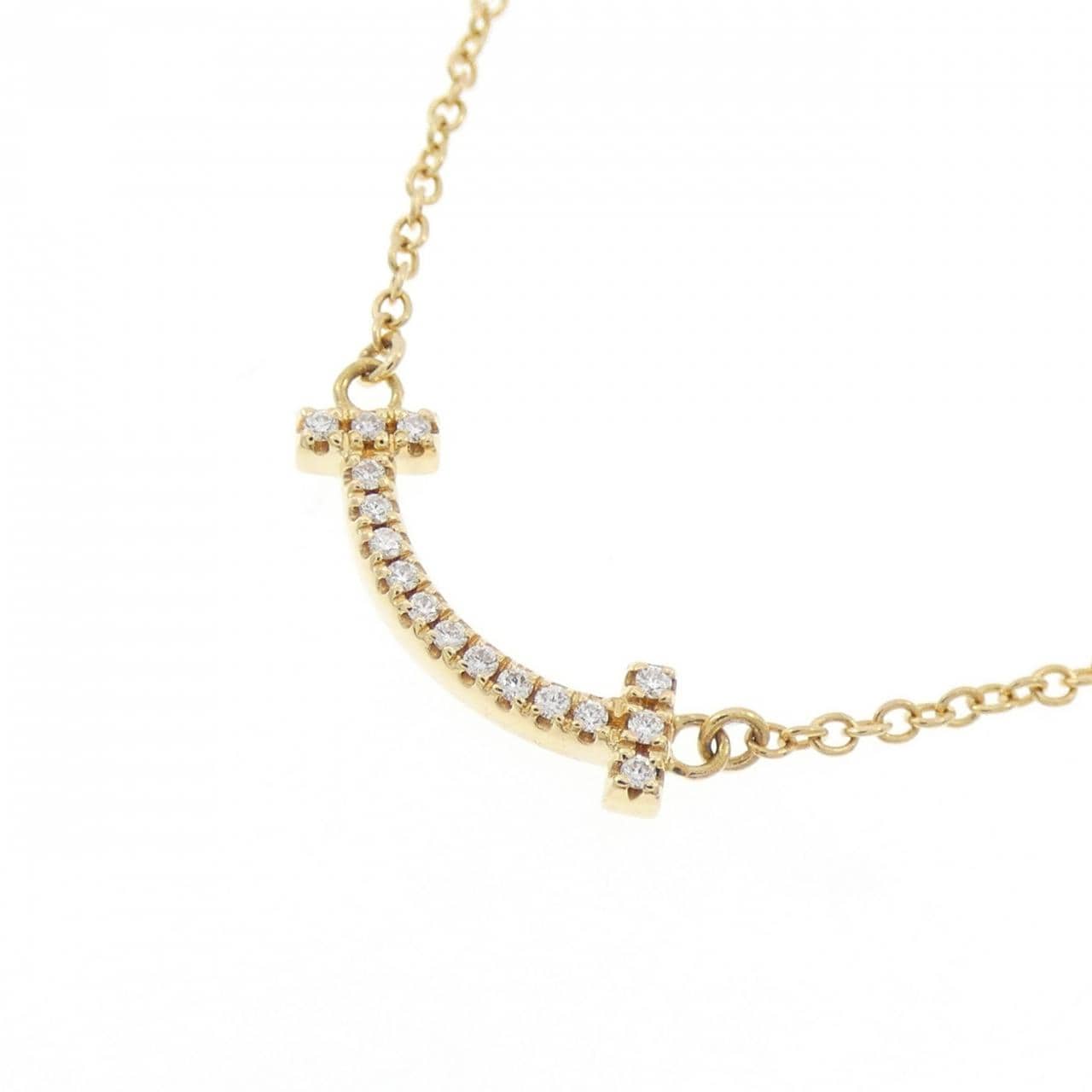 ティファニー Tスマイル ミニ ネックレス