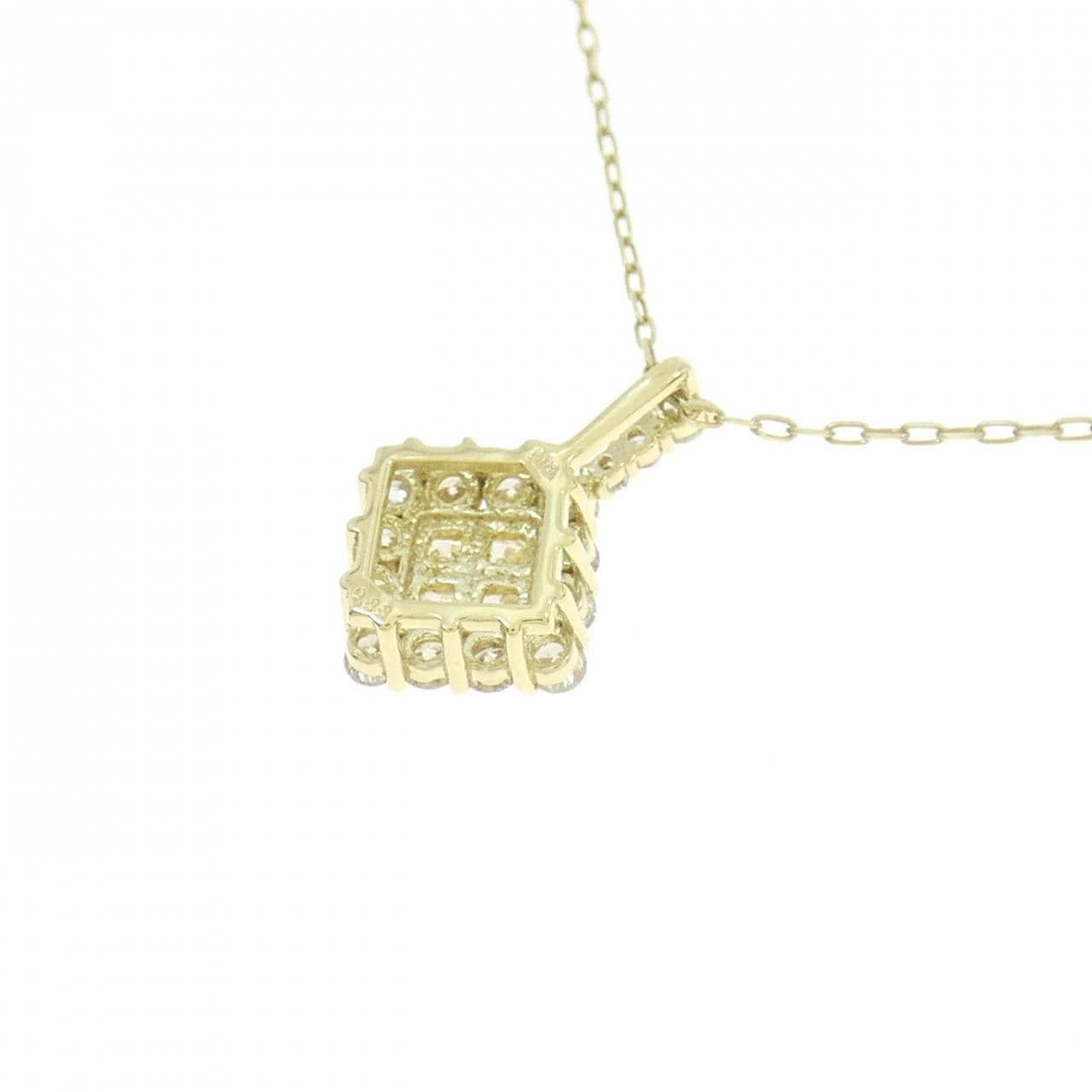 【新品】K18YG ダイヤモンド ネックレス 0.33CT