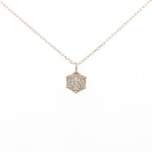 K18PG ダイヤモンド ネックレス 0.31CT