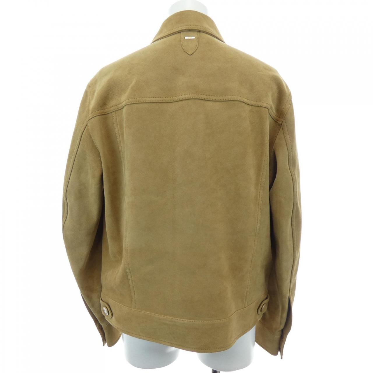 ルイヴィトン LOUIS VUITTON スエードデニムジャケット HKL51EZLN レザージャケット