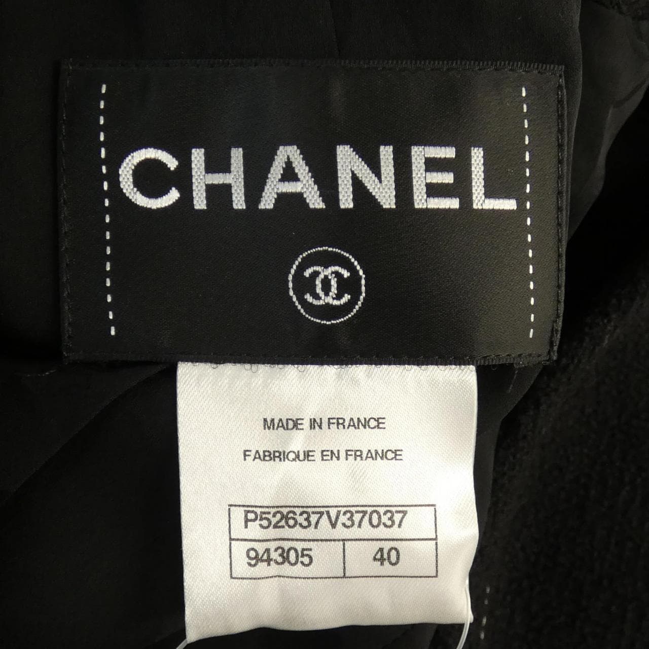 シャネル CHANEL P52637V37037 15K ノーカラージャケット