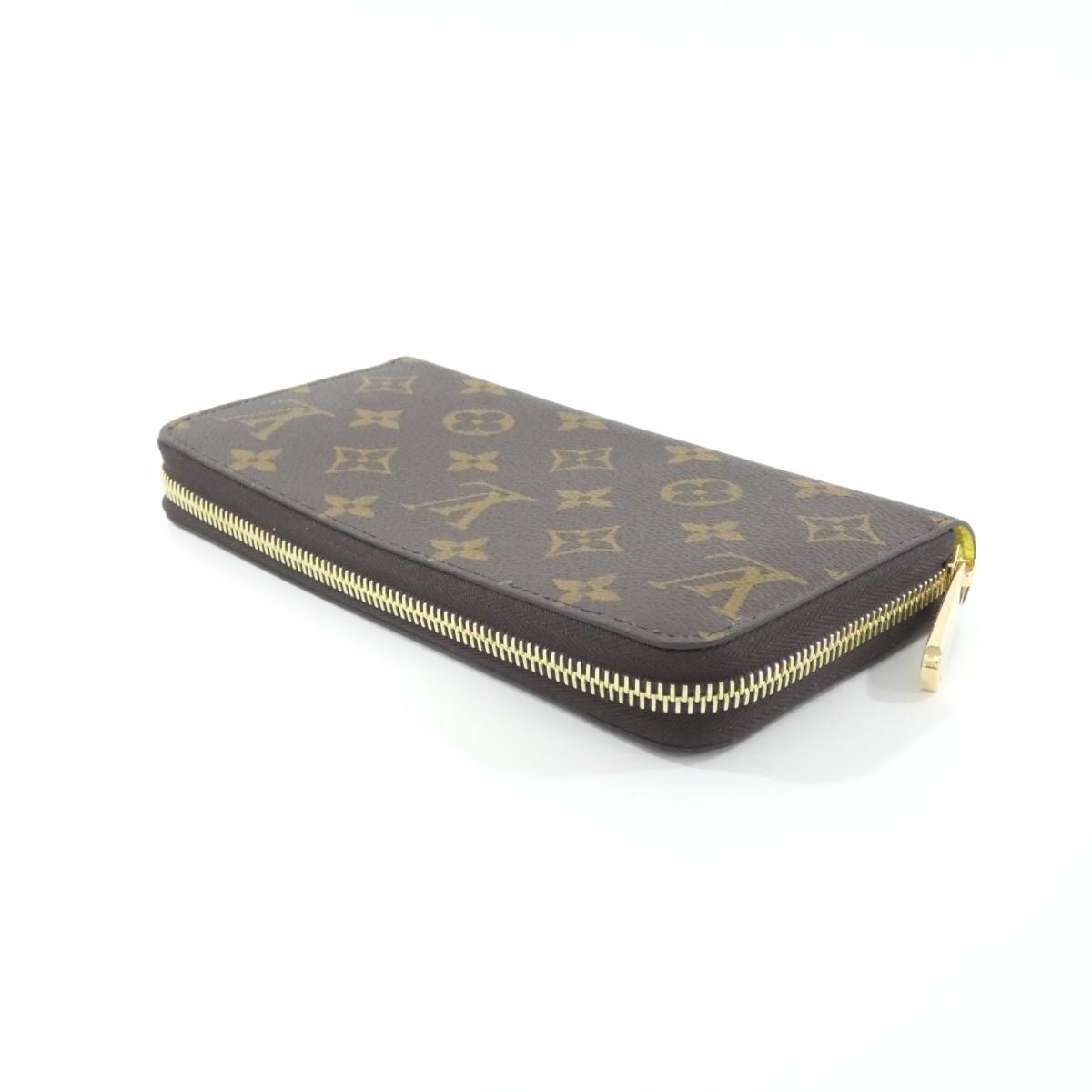 [未使用品] LOUIS VUITTON Monogram拉链錢包 M25914