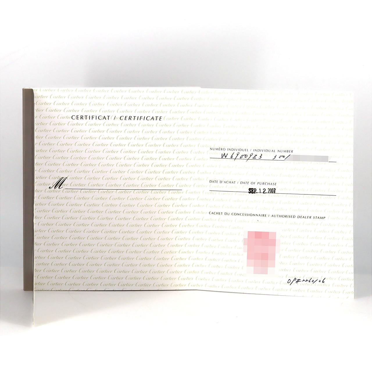 カルティエ バロンブルーLM コンビ W69009Z3 SSxYG 自動巻