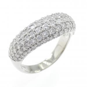 PT900 パヴェ ダイヤモンド リング 1.11CT