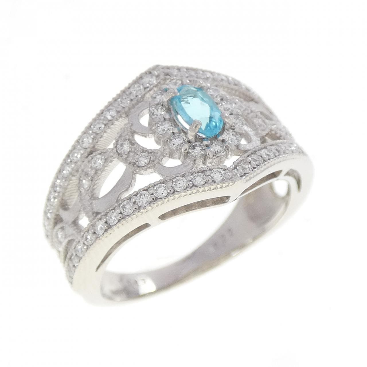 PT900 パライバトルマリン リング 0.22CT