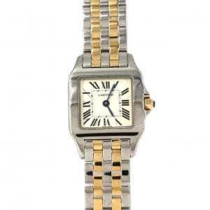 カルティエ サントスドゥモワゼルSM コンビ W25066Z6 SSxYG クォーツ