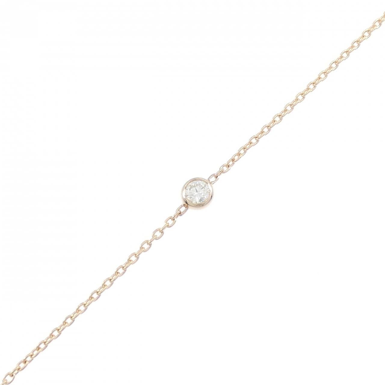 K18PG ダイヤモンド ブレスレット 0.10CT