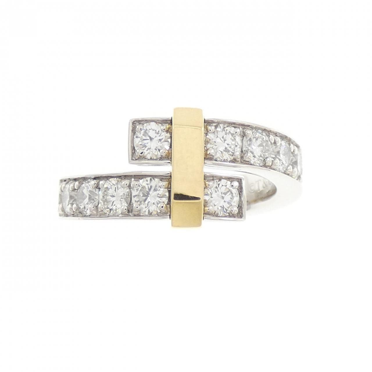 ティファニー バイパス ワイド リング 0.93CT