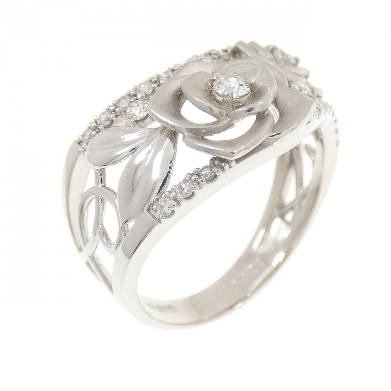 PT900 ローズ ダイヤモンド リング 0.23CT
